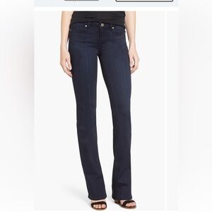 Paige Bootcut Dark Blue Jeans